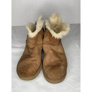 Women's UGG Australia Classic Heritage Bow 1129071 Chestnut Boots Size 9